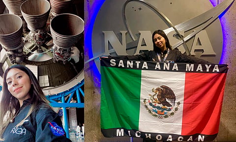 Joven michoacana anuncia su llegada a la NASA