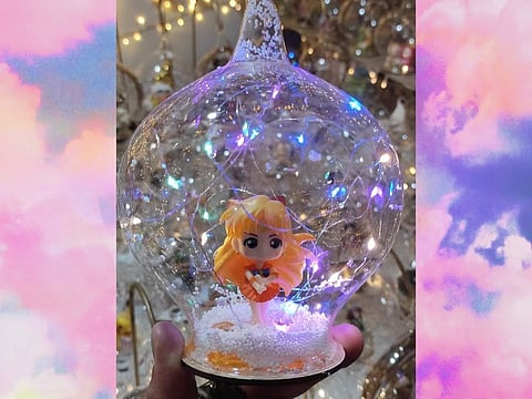 Crean esfera de 'Sailor Moon' en Tlalpujahua