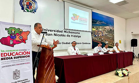 Arranca primer Congreso Estatal de Educación Media Superior en Lázaro Cárdenas