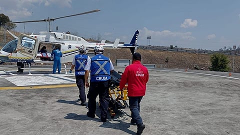 Con ambulancia aérea SSM salvó 124 vidas en 2023