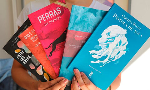 Libros de cinco autoras mexicanas para canjear por boletos de Los Fabulosos Cadillacs