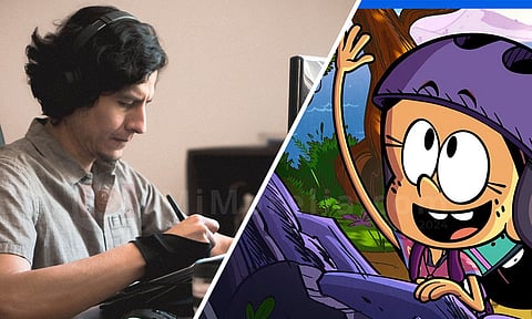 Daniel M Rivas colaboró en equipo en la animación de la aventura de Ronnie Anne durante su visita a tierras Purépechas