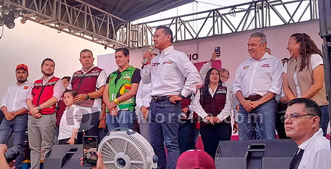 Encabeza Torres Piña tercer cierre distrital en Villas del Pedregal