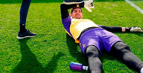 Courtois revela momento exacto en que se rompe en ligamento de la rodilla