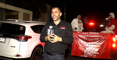 Gestiona René Valencia fumigaciones contra el dengue en Morelia