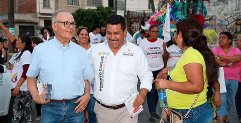 ¡Vamos a ganar este 2 de junio con el respaldo de la Eduardo Ruíz!. ¡Gracias por todo su cariño!, arengó Roberto Carlos López García