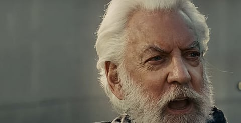 Panem de luto; Muere Donald Sutherlad actor de Los Juegos del Hambre