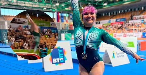 Alexa Moreno conquista el oro en el Mundial de Gimnasia de Eslovenia