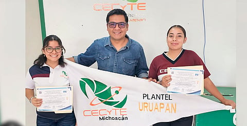 Alumnas del Cecytem crean traductor purépecha y ganan congreso internacional