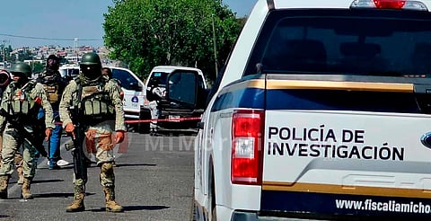 Enfrentamiento entre policías y delincuentes en Indaparapeo deja un muerto