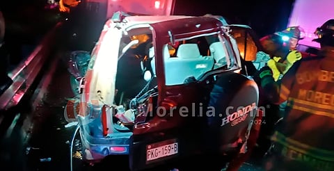 Fatal choque en la Pátzcuaro-Cuitzeo deja 2 mujeres muertas y varios heridos