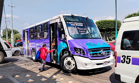 Transporte exclusivo para mujeres en Morelia está en pausa: Immujeris
