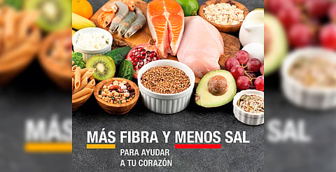 Más fibra y menos sal para ayudar a tu corazón