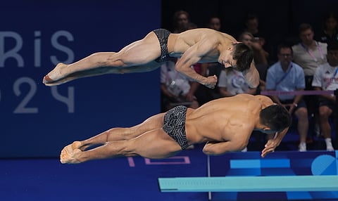 México gana plata histórica con Osmar Olvera y Juan Manuel Celaya en trampolín, en París 2024