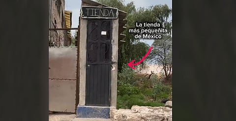 Ésta es la tiendita más pequeña de México