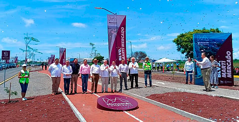 Ramírez Bedolla inaugura Boulevard Martí Mercado, en La Piedad