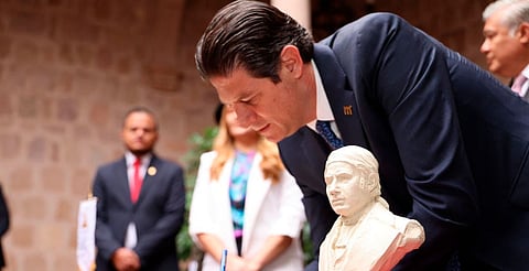 Alfonso Martínez encabeza recorrido en Bando Solemne por 259 Aniversario del Natalicio de Morelos