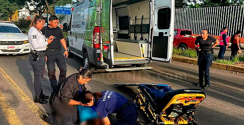 Peatona es atropellada en la Av. Madero Poniente de Morelia; también se registró una carambola vehicular