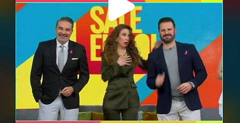 Ingrid Coronado sufre accidente con su escote