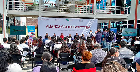 Cecytem hace historia a nivel nacional tras alianza estratégica con Google México