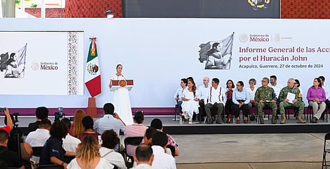 Hoy podemos decir que la emergencia por huracán John ha terminado en Guerrero y Oaxaca: Sheinbaum