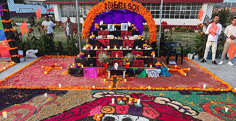 Así celebran en penales de Michoacán la Noche de Muertos