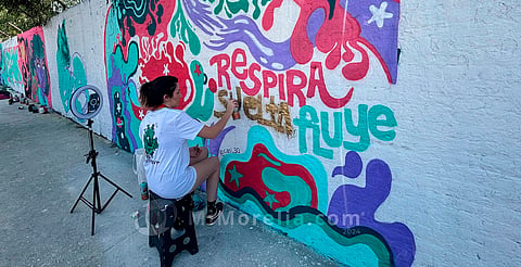 Graffiti no es vandalismo, es arte: artista venezolana