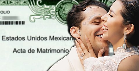 Filtran acta de matrimonio de Nodal y Ángela Aguilar y detalle llama la atención