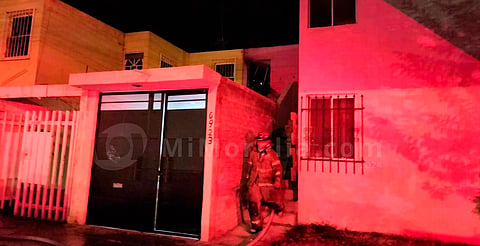 Se registra incendio en casa dúplex de la colonia Rafael Carrillo, en Morelia