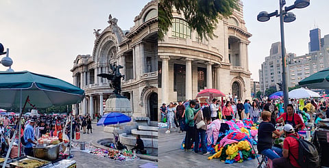 Tianguis permanece en Bellas Artes