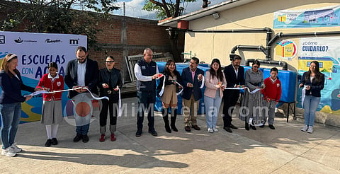 Inauguran programa “Escuelas con Agua” en Morelia para promover captación de lluvias