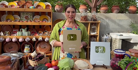 Michoacana llega al millón en YouTube con su canal de cocina