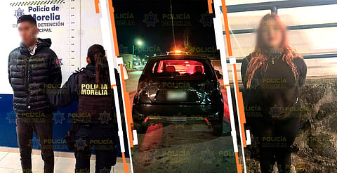El vehículo fue localizado sobre Avenida Madero Poniente