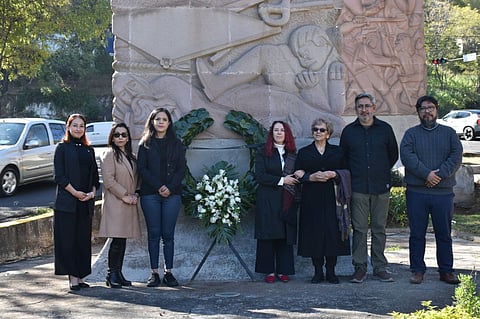 Realizan guardia de honor al artista michoacano Alfredo Zalce