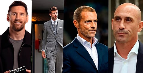 Investigan a Lionel Messi, Piqué, Ceferin y Rubiales por desvió de fondos