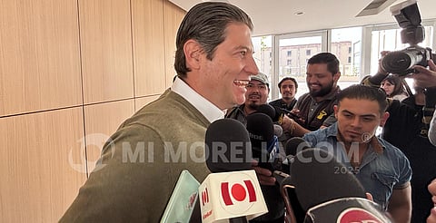 Alfonso Martínez felicita a Humberto Arróniz por su nombramiento como delegado de Segob en Michoacán