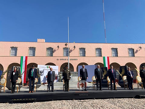 Michoacán conmemora el Día de la Bandera en la XXI Zona Militar