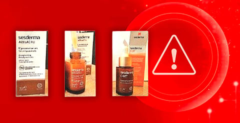Productos Sesderma falsificados: un riesgo para la salud