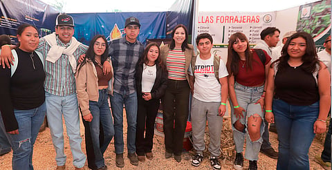 Estudiantes michoacanos participan en la Expo Agroindustrial y Ganadera: Iemsysem