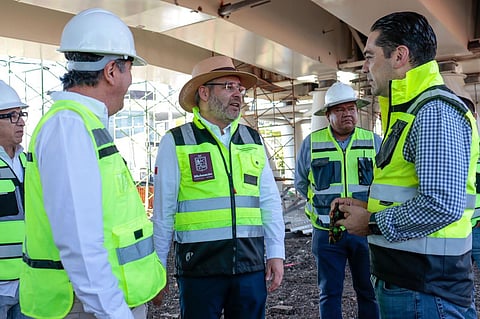 Gracias a finanzas sanas se construye Paso Catrinas: Bedolla