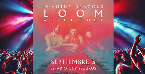 Imagine Dragons cartel Mexico 5 de septiembre