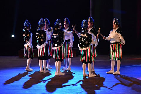 Danza del paloteo se destaca en la K'uínchekua 2025 por participación de mujeres