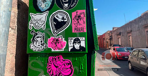 Stickers y papeletas se retiran de manera diaria del centro de Morelia