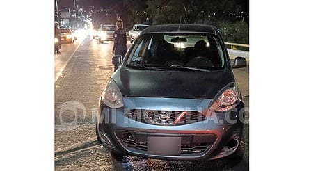 Policías aseguran a conductor ebrio sobre el libramiento de Morelia