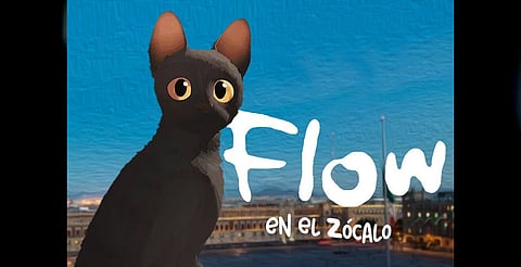 “Flow” se proyectará gratis en el Zócalo por el Día del Niño