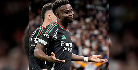 Bukayo Saka fue el villano y héroe del encuentro