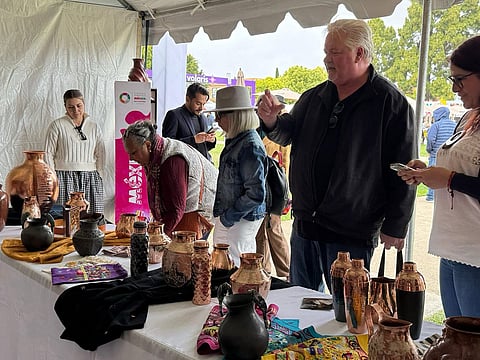Michoacán deslumbra en California con su riqueza artesanal