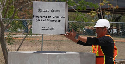 Sheinbaum inicia construcción de 26 mil viviendas en Campeche