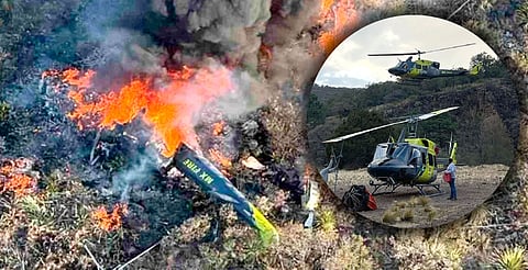 La aeronave Bell perdió estabilidad en maniobras de aproximación