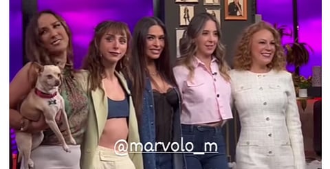 Circula video del supuesto desplante de Consuelo Duval a Sofía Niño de Rivera en Netas Divinas